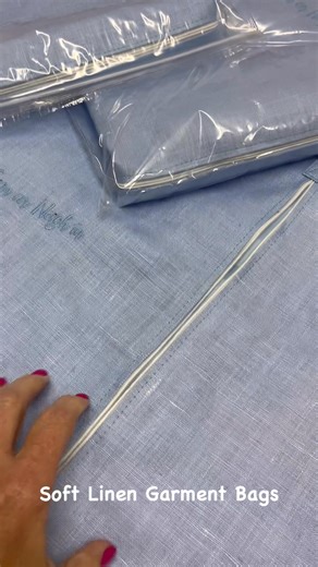 Soft linen garment bags Taffeta lined to prevent creasing Perfect for those very special tater and satin show shirts Ltd stock while fabric lasts Message to purchase @$40 plus shipping | Sign Ur Neigh'm