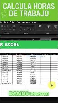 😎Learn to calculate working hours like a pro #excel #payroll #overtime #shorts