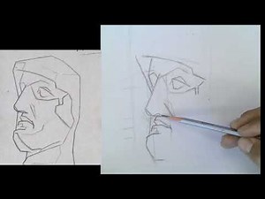 Bargue Plate 1, 48. Phocion