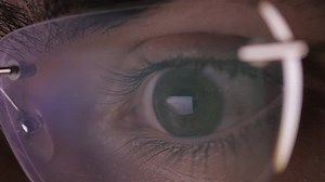 Closeup Shot Computer Monitor Screen Reflected Stock Footage Video (100% Royalty-free) 18256921 | Shutterstock