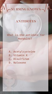 Let's learn about the Antidotes for some medications! Don't forget to like the video for part 2 and comment your scores! #nursing #nurse #studentnurse #nurselife #nurseschool #medical #medicalstudent #nursingcollege #nursingschool #knowledge #fyp #fypシ゚viralシ #viralvideo #fyppage #viralreelsfacebook #viralfypシforyou #viralvideo #virals #viralshorts #viralreelsfb #share #sharing #ShareThisPost #caring #care #medicine #pharmacist #pharmacology #p#pharmastudent #medications #medicinestudent | Nursi