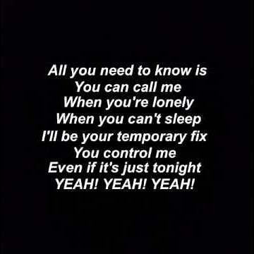 One Direction-Temporary Fix Lyric Video