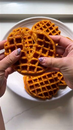 Crispy Sweet Potato Waffles Recipe (Gluten Free)