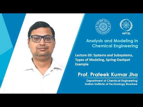 Lecture 03: Systems and Subsystems, Types of Modeling, Spring-Dashpot Example