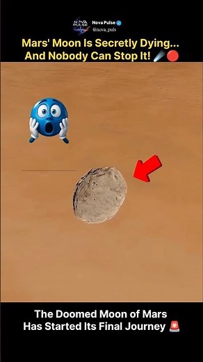 Mars' Moon Is Secretly Dying |#shorts #universe #mars #mystery #space #cosmos