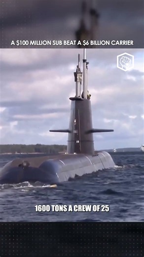 A $100 million sub beat a $6 billion carrier