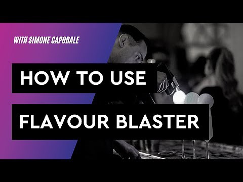 How To Use The Flavour Blaster Aroma Bubble Gun with Simone Caporale | Bubble Gun Tutorial