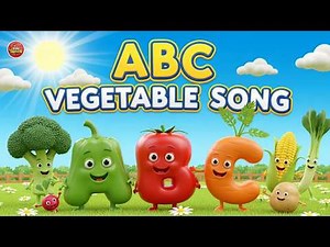 ABC Vegetable Song for kids | Fun Alphabet Song for Toddlers | Learn Veggies from A to Z