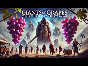 📖 Giants and Grapes: The Biblical Story of the 12 Spies Sent by Moses to Canaan 🍇
