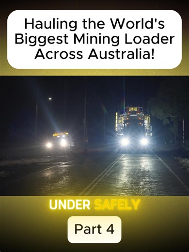 Hauling the World's Biggest Mining Loader Across Australia
