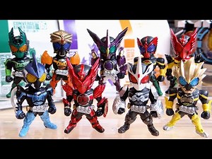 Premium Bandai Limited Converge Kamen Rider OOO Desire Full Set 05 06 07 Review! Compatible with ...