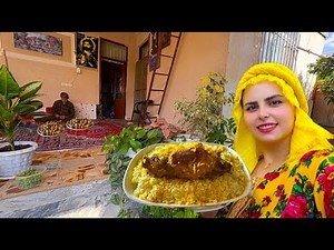 Luxury Persian Chelo Gordan Recipe | Traditional Village Style 🍛🌿