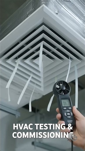 Anemometer in HVAC Testing & Commissioning | How It Measures Airflow #hvac