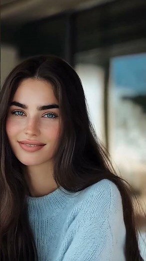 Cozy Chic: Blue Sweater Elegance #fashion #sweater #cozyvibes