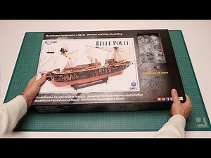 UNBOXING Model Ship Kit Belle Poule OcCre