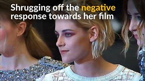 Actress Kristen Stewart shrugs off the negative response for her film 'Personal Shopper' as she walks the red carpet at the Cannes Film Festival. Read the full story: http://reut.rs/1NxXywY | Reuters