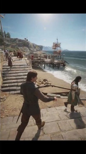 Walking In Velia In Black Desert Online