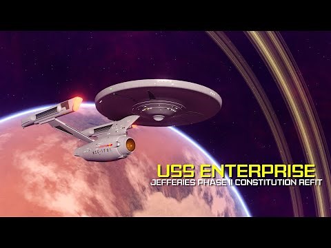 Star Trek | USS Enterprise | Jefferies Phase II Constitution Refit