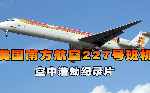 美国南方航空227号班机，麦道83万米高空突然失控坠落地面，空中浩劫