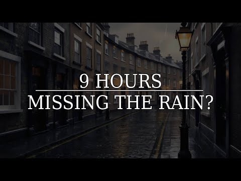 Rainy London Street Ambience | Peaceful Rain Sounds for Relaxation & Focus