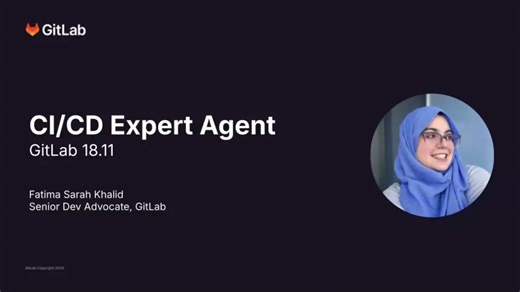 AI made writing code faster. Setting up the pipeline to run it and understanding how delivery is actually going? Still on you... until now.CI Expert (Beta) generates a working pipeline config from your repo in minutes, and Data Analyst (GA) answers natural-language questions from live GitLab data in Agentic Chat. Both run inside the same platform as your code, pipelines, and issues.