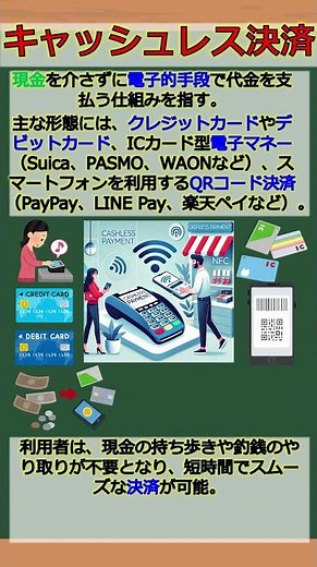 バーチャル商業大学ワンポイント講座～キャッシュレス決済～ #shorts