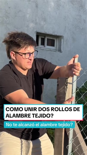 Cómo unir dos rollos de alambre tejido fácilmente