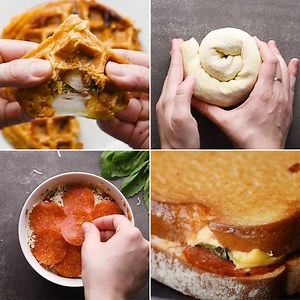 What type of person doesn't like pizza? A weirdough! ...Sorry for the cheesy joke. 🍕🍕🍕😛🧀 Don't forget to check out our official So Yummy Cookbook! http://snip.ly/c1lt6 | So Yummy