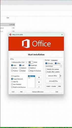 01 Install Office 2016 Cepat & Mudah 💻 #Shorts