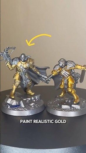 How to Paint Realistic Gold Armor in 2 Extra Steps