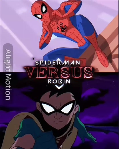 Spectacular Spiderman VS Robin: Epic Marvel-DC Showdown