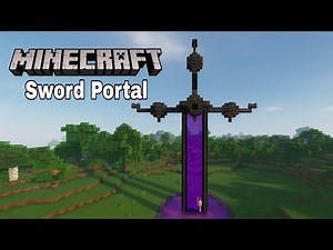 Minecraft | 🔥 How to build a Nether Sword Portal