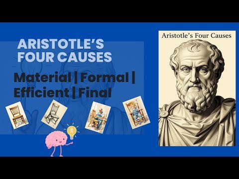 Aristotle ka Four Causes theory explained with examples –Material, Formal, Efficient, Final causes.