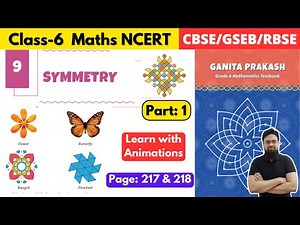 Class 6 Maths Ganita Prakash Chapter 9 Symmetry | Part 1 #grade6math
