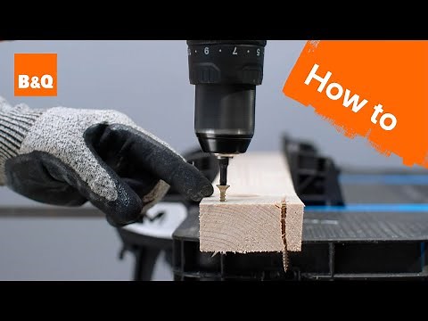 How to drive screws into wood (without splitting)