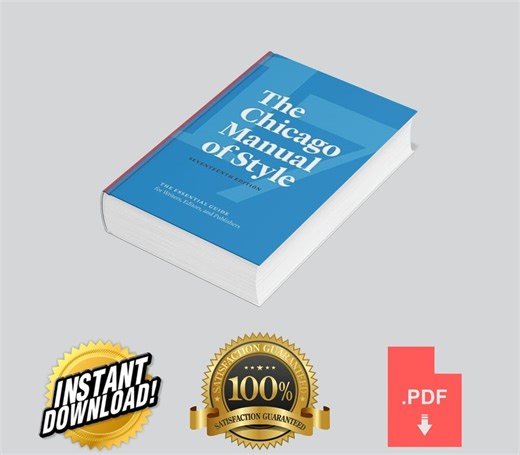 The Chicago Manual of Style 17th Edition - Etsy