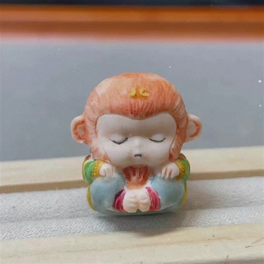 #handpainted #monkey#keychain #bracelet #accessories