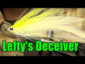 Lefty's Deceiver Fly Tying - Best Saltwater Streamer All Purpose Baitfish - Lefty Kreh Fly Pattern
