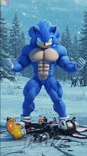 Muscular Sonic vs Venom Sonic Team 💪⚡ Epic Battles Begin!