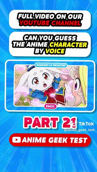 Guess #AnimeCharacter by Voice 🗣🔊 #animegeektest #quiz #anime #animevoicequiz #fyp #foryoupage