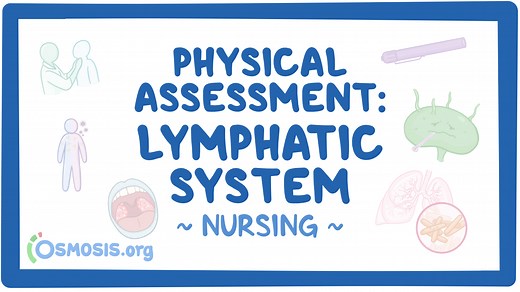 Physical assessment - Lymphatic system: Nursing: Video & Causes | Osmosis