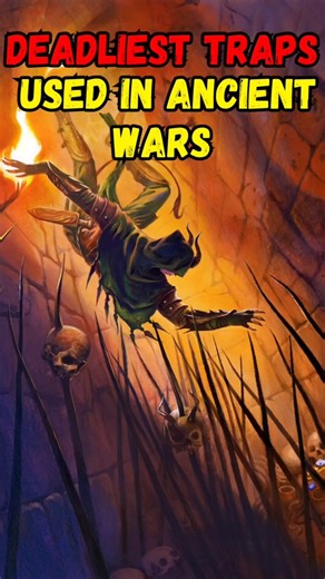 ☠️ Deadliest Traps Used in Ancient Wars 😱 #history #shorts #trap
