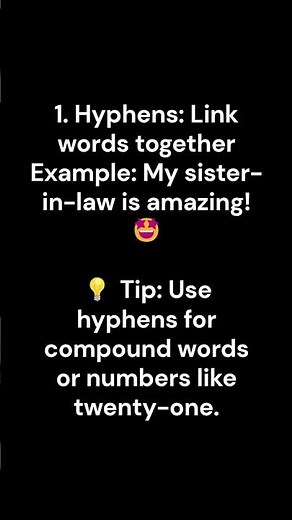 Hyphens vs. Dashes –Differences and Examples #grammartips #englishgrammar #grammarguru #learnenglish