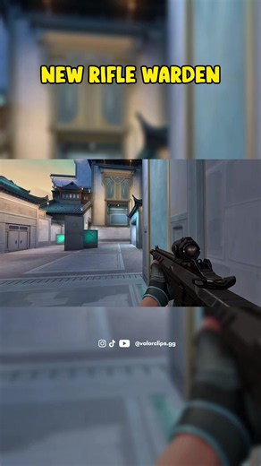 NEW VALORANT RIFLE: WARDEN! Move over Vandal and Phantom... Valorant is introducing a BRAND NEW 2,900 Credit Rifle called the WARDEN! 🤯💥 Cost: 2,900 Credits Attachment: 2x Magnification Scope Damage: 50 Body / 200 Head Specs: 18 Bullet Mag, 6.5 Fire Rate & best-in-class first-shot accuracy. Will the Warden replace the Vandal on long sightlines like Breeze and Ascent? Drop your thoughts below! 👇💬