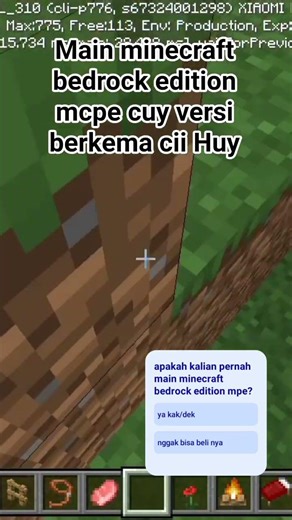 apakah kalian sama dengan aku bisa main minecraft bedrock edition di PC