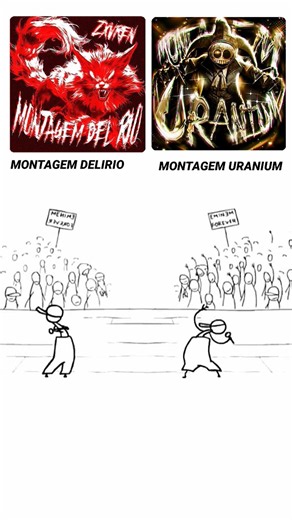 MONTAGEM DELIRIO 🆚 MONTAGEM URANIUM ☢️💀#phonkbattle