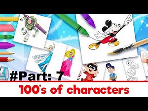Disney Coloring World Android Gameplay Part 7 ★★★★★