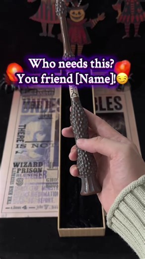 This magic wand is truly perfect 🤩 😝#magicwand #partytoy #voldemort #harrypotterwands