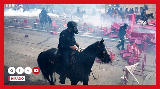 Élő adásban lőtték lábon a Los Angeles-i tüntetésekről tudósító riportert