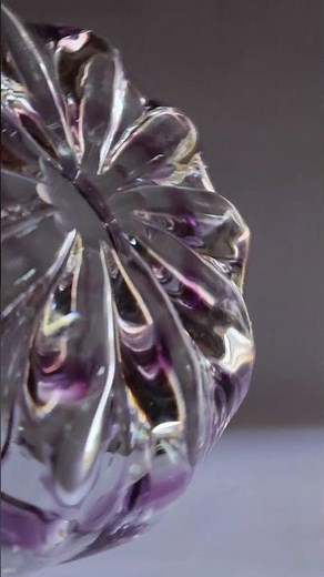 Vintage Glass Bowl - Thomas Webb Glass Bowl Designed by Stan Eveson circa.1961.